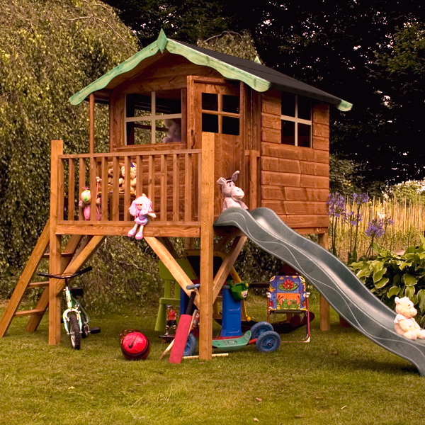 Playhouse with Slide